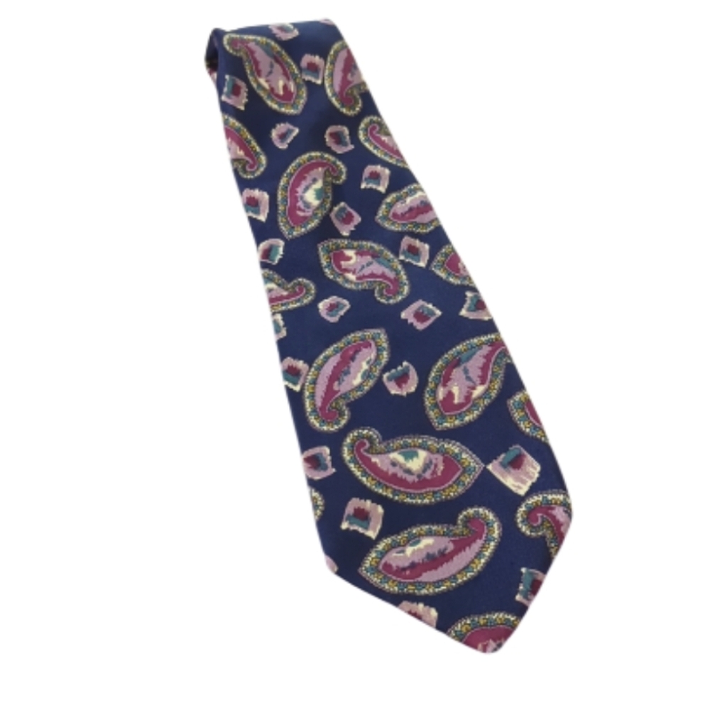 Collezione Bellagio Vintage Neck Tie - 100% Silk - Made in Canada
